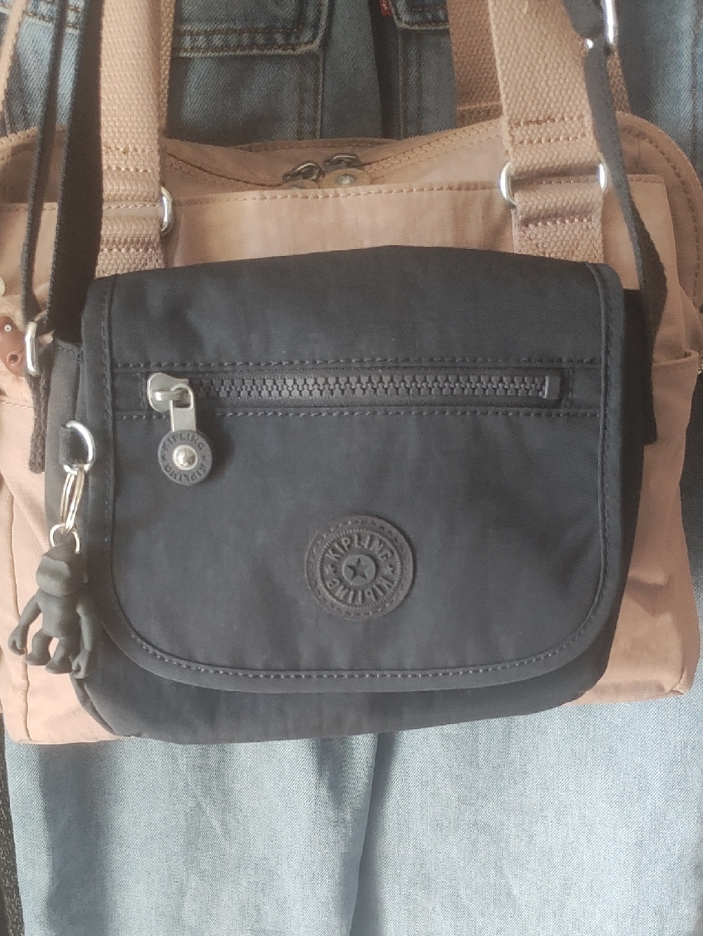 Kipling Sabian Mini Crossbody Bag | Navy Blue | EUC